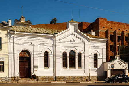 KERCH, RUSSIA - June 29, 2019: multi-storey house. Kerch, Crimeaのeditorial素材