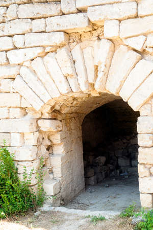 KERCH, RUSSIA - July 4, 2019: Kerch Fortress. Entrance to the museum in Kerch, Crimeaのeditorial素材