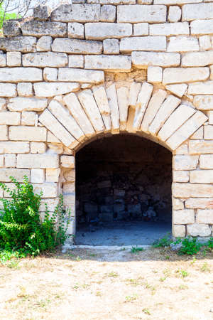 KERCH, RUSSIA - July 4, 2019: Kerch Fortress. Entrance to the museum in Kerch, Crimeaのeditorial素材