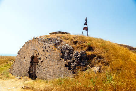 KERCH, RUSSIA - July 4, 2019: Kerch Fortress. Entrance to the museum in Kerch, Crimeaのeditorial素材