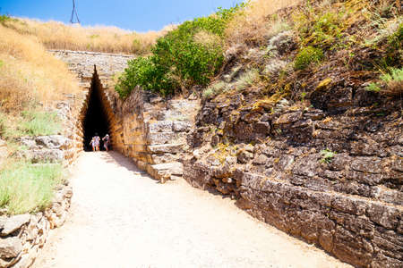 KERCH, RUSSIA - July 2, 2019: Imperial Barrow, a monument of ancient architecture. Kerch, Crimeaのeditorial素材