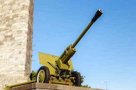 KERCH, RUSSIA - June 29, 2019: Gun of the Great Patriotic Warのeditorial素材