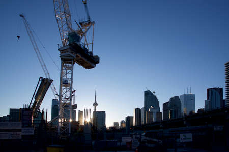 contruction of high rise apartment in Toronto