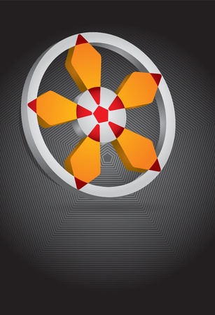 Business template background, illustration with abstract elementsのイラスト素材