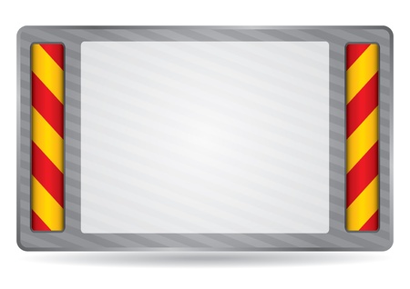 Warning table with editable area for your textのイラスト素材
