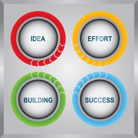 Abstract color graphics, about innovative idea のイラスト素材