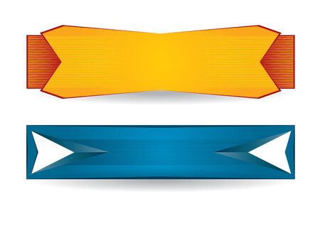 Website header or banner design set のイラスト素材