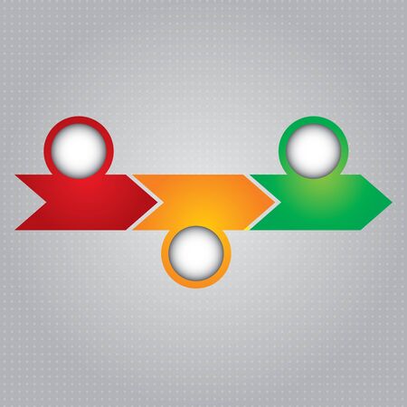 Communication concept with arrows - template with copy space areaのイラスト素材