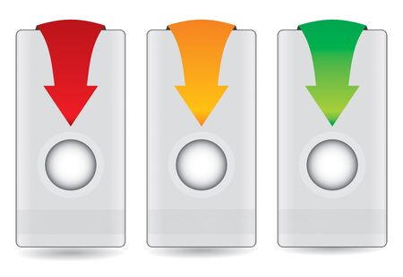 Color label or web site banner set のイラスト素材