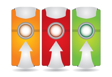 Color label or web site banner set のイラスト素材