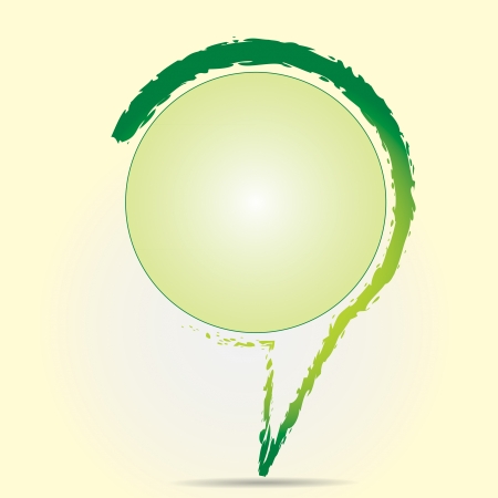 Communication concept with speech bubble - template with copy space areaのイラスト素材