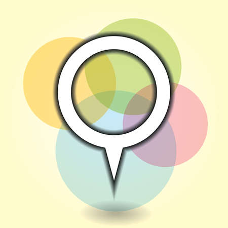 Communication concept with speech bubble - template with copy space area のイラスト素材