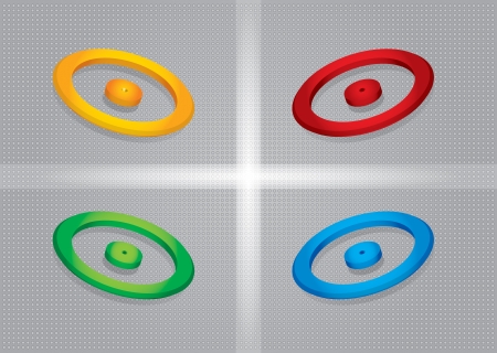 Communication concept with triangle - template with copy space areaのイラスト素材