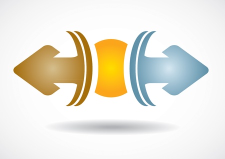 Communication concept - template with copy space areaのイラスト素材