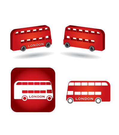 Bus icon set - public transport concept on white background
のイラスト素材