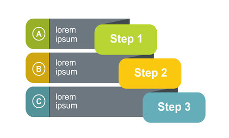 Graph of development with copy paste areaのイラスト素材