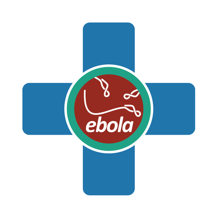 An epidemiological concept of risk spreading Ebolaのイラスト素材