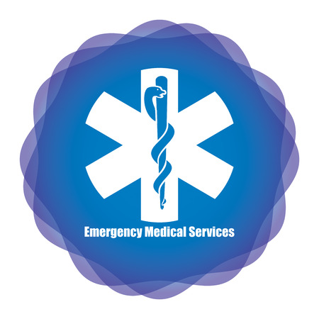 Medical emergency sign on abstract background for your designのイラスト素材