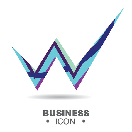 Abstract business icon design for your presentationのイラスト素材