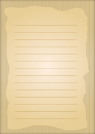 A page of notepad with abstract decorative frameのイラスト素材