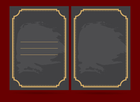 Vintage frame with text area. For your creative backgroundのイラスト素材