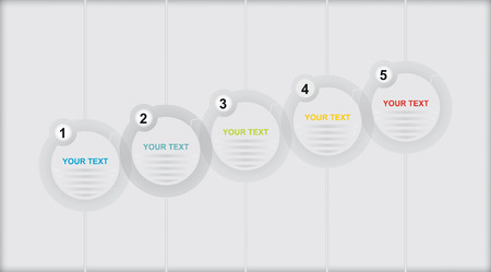 Business concept - flow chart with copy paste textのイラスト素材