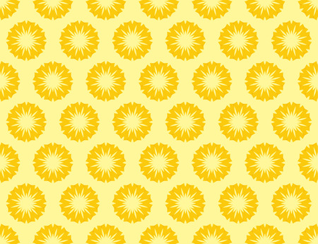 Seamless vector background with abstract sun icons.のイラスト素材