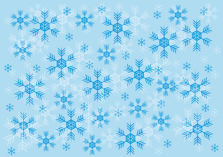 Winter patern with snowflakes for your decorationのイラスト素材