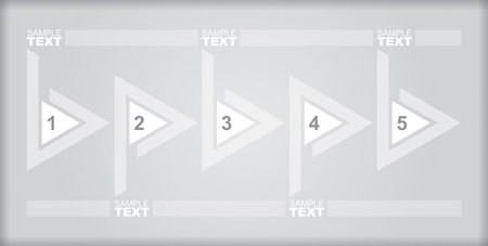 Business concept - flow chart with arrows Vector illustration.のイラスト素材