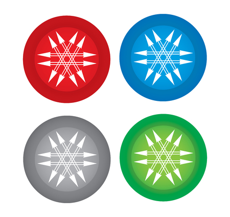 Color arrows, abstract illustration for your designのイラスト素材