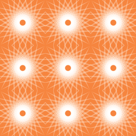Seamless abstract background with yellow sun iconsのイラスト素材