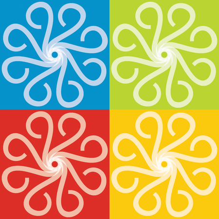 Seamless abstract background with organic elementのイラスト素材