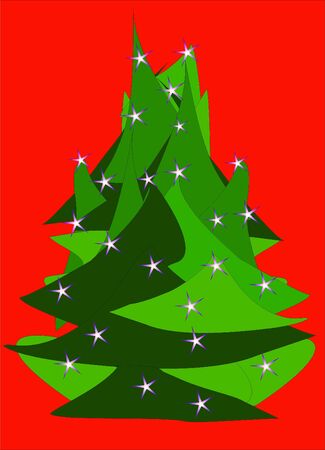 christmas treeのイラスト素材