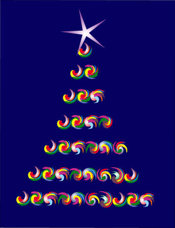 christmas treeのイラスト素材