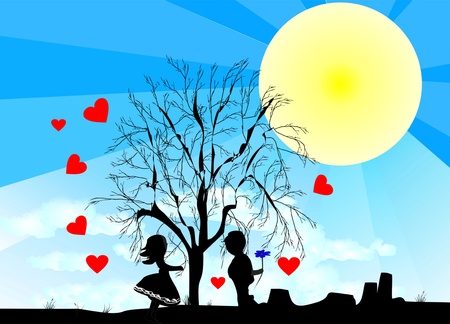 valentine's dayのイラスト素材