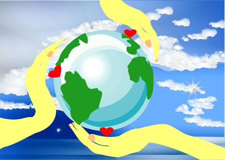 earth dayのイラスト素材