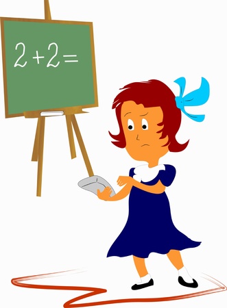 bad studentのイラスト素材