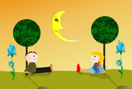 evening restのイラスト素材