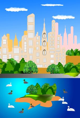 cityのイラスト素材