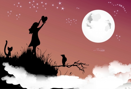 I give you my heartのイラスト素材