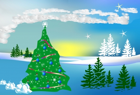 Christmas,のイラスト素材