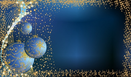 Christmas decoration with baublesのイラスト素材