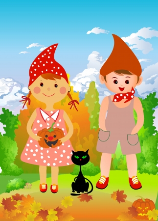 Fall tripのイラスト素材