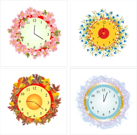 four seasonsのイラスト素材