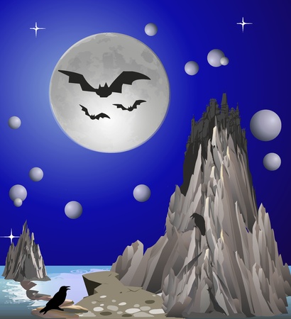 castle witchのイラスト素材