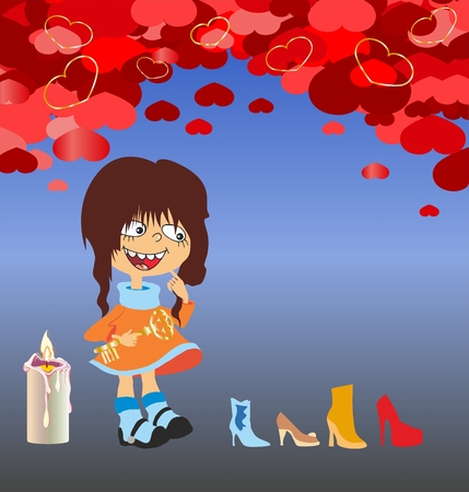 Evening omensのイラスト素材