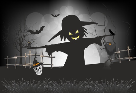composition for Halloweenのイラスト素材