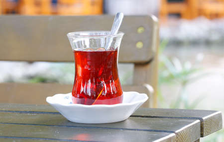 Glass of Turkish tea