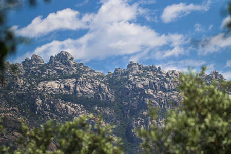 Rock formations on Lake Bafa. Landscape with great nature - Mugla - Turkey. Latmos.の写真素材
