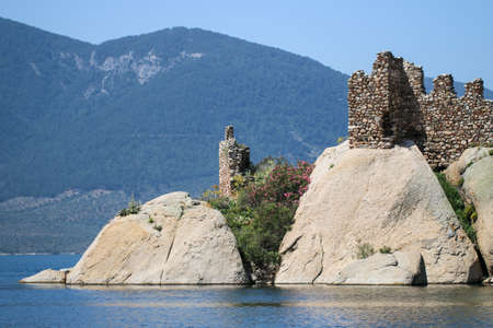 Salt Bafa Lake landscape with great nature - Mugla - Turkey. Latmos.の写真素材